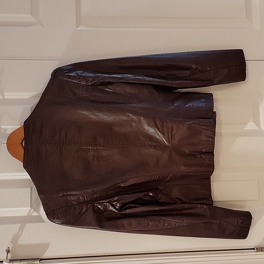 Vintage Winlit Leather‎ Jacket Women's Size 9 - Picture 6 of 8